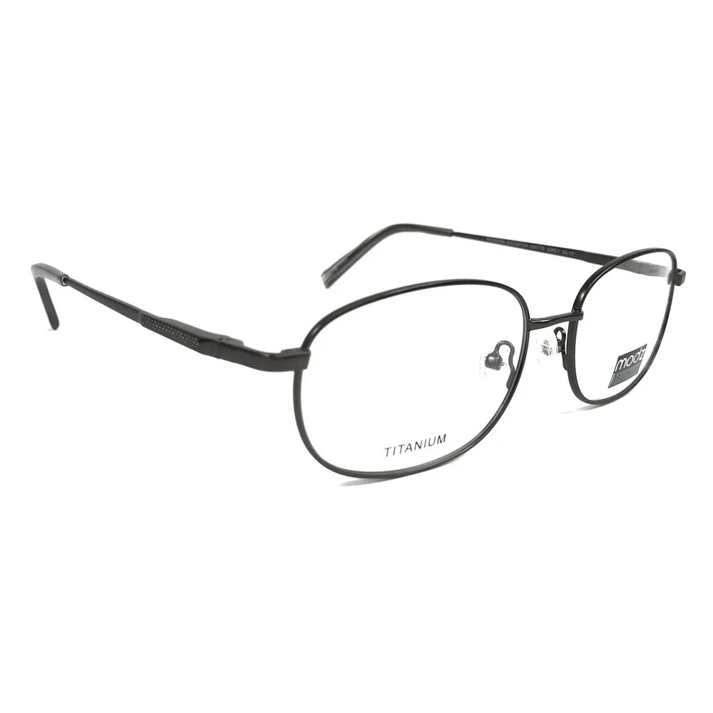 Modz Eyeglasses Frames MODERN DICTATOR MATTE GREY Wire Rim Titanium 55-17-145